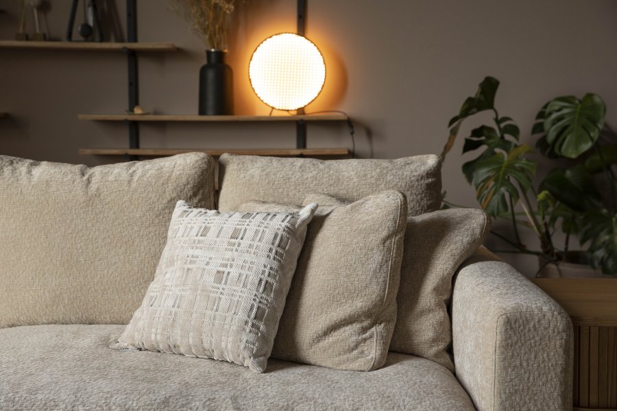 ZUIVER Sense 3-personers sofa - natur soft polyester og plast