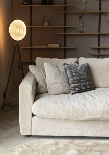 ZUIVER Sense 3-personers sofa - natur soft polyester og plast