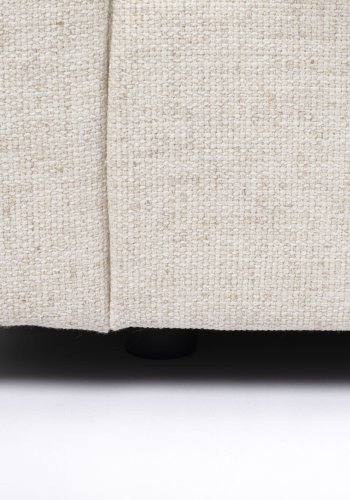 ZUIVER Sense 3-personers sofa - creme polyester og plast