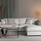 ZUIVER Sense 3-personers sofa - creme polyester og plast