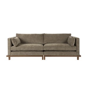 Zuiver  ZUIVER Blossom 3-personers sofa - moss stof og egetr