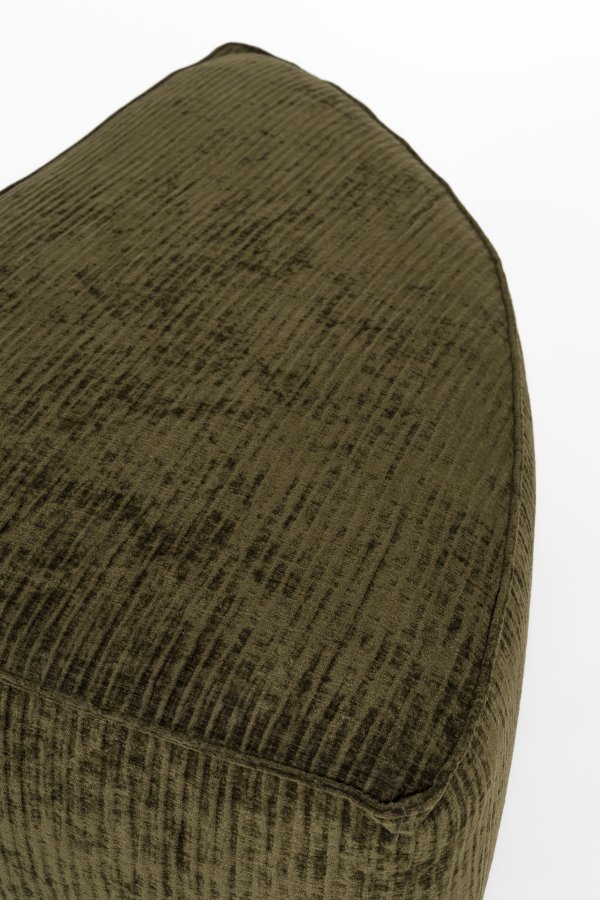 ZUIVER Hunter Sofa element Pie Puf, Venstre - forest fljl og plast