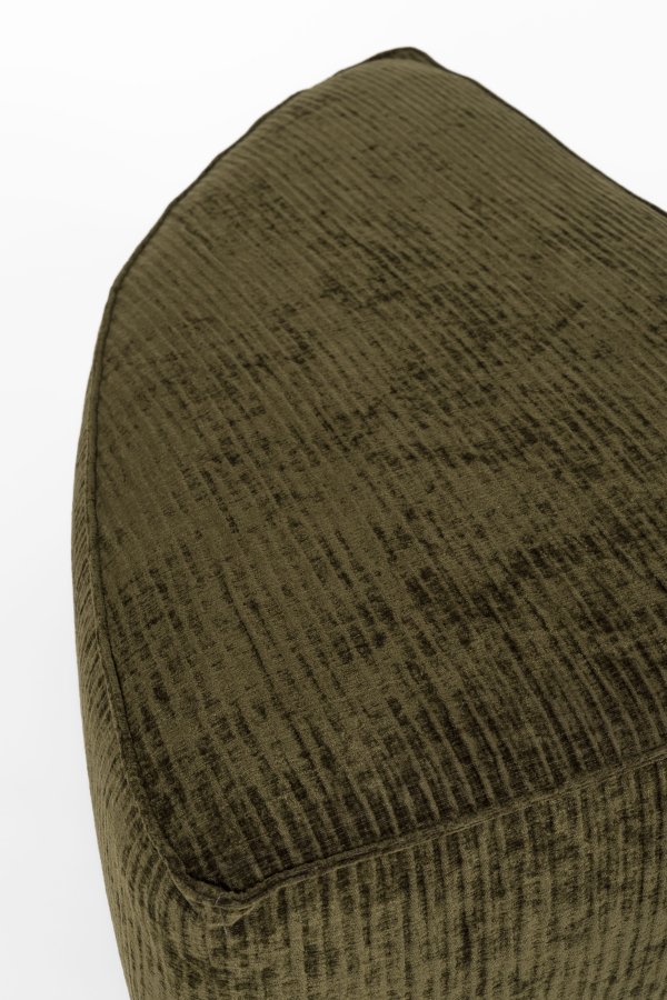 ZUIVER Hunter Sofa element Pie Puf, Hjre - forest fljl og plast