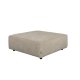 ZUIVER Hunter Sofa Element 1,5-personers, u. ryg - sand fljl og plast