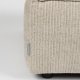 ZUIVER Hunter Sofa Element 1,5-personers, u. ryg - sand fljl og plast