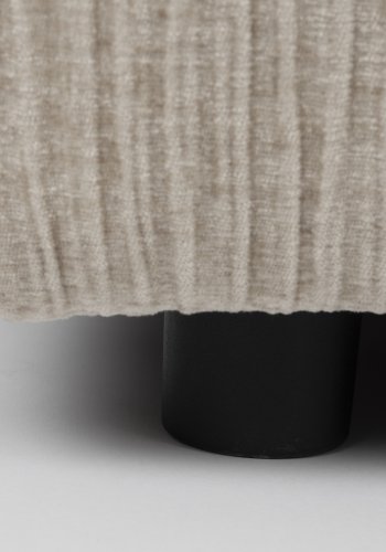 ZUIVER Hunter Sofa Element 1,5-personers, u. ryg - sand fljl og plast