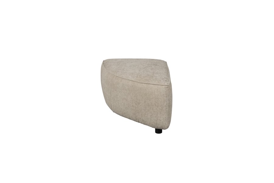 ZUIVER Hunter Sofa element Pie Puf, Venstre - sand fljl og plast
