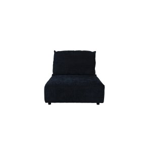 ZUIVER Hunter Sofa Element 1,5-personers, m. ryg - navy fljl og plast