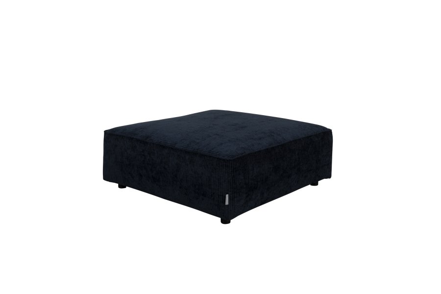 ZUIVER Hunter Sofa Element 1,5-personers, u. ryg - navy fljl og plast