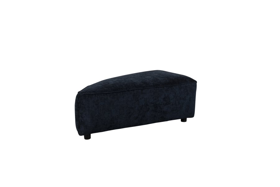 ZUIVER Hunter Sofa element Pie Puf, Venstre - navy fljl og plast