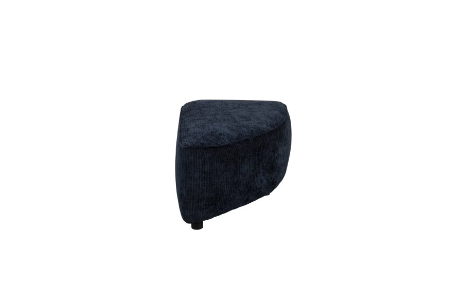 ZUIVER Hunter Sofa element Pie Puf, Hjre - navy fljl og plast
