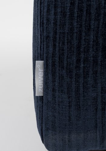 ZUIVER Hunter Sofa element Pie Puf, Hjre - navy fljl og plast