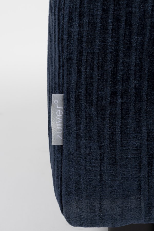ZUIVER Hunter Sofa element Pie Puf, Hjre - navy fljl og plast