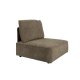 ZUIVER Hunter Sofa Element 1,5-personers, m. ryg - mos fljl og plast