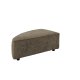 ZUIVER Hunter Sofa element Pie Puf, Venstre - mos fljl og plast
