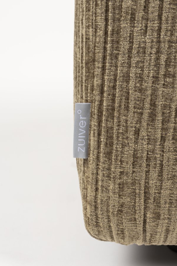 ZUIVER Hunter Sofa element Pie Puf, Venstre - mos fljl og plast