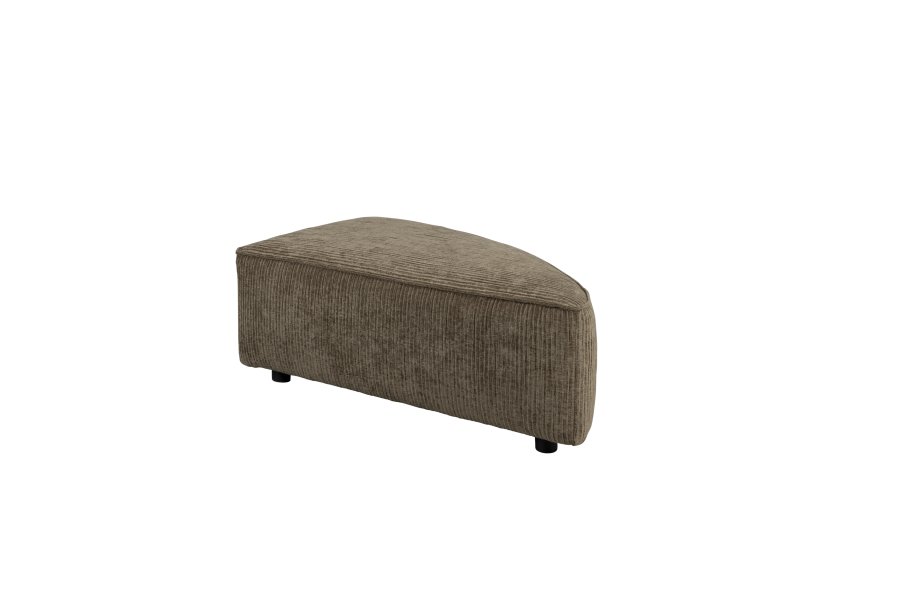 ZUIVER Hunter Sofa element Pie Puf, Hjre - mos fljl og plast