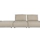 ZUIVER Hunter 4,5-personers sofa - sand fljl og plast