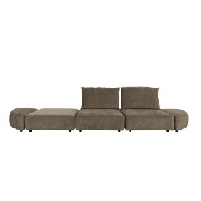 ZUIVER Hunter 4,5-personers sofa - mos fljl og plast