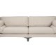 ZUIVER Balkon 3-personers sofa - beige polyester og stl