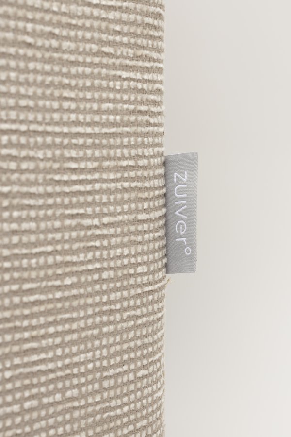 ZUIVER Balkon 3-personers sofa - beige polyester og stl