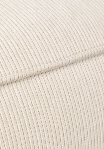 ZUIVER Fed Freddy Rib hjrnesofa, Hjre - natur fljl polyester og plast