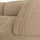 ZUIVER Fed Freddy Rib hjrnesofa, Hjre - caramel fljl polyester og plast