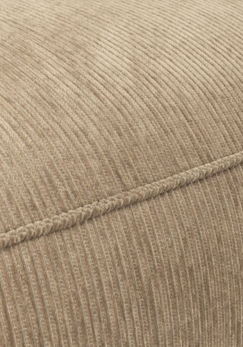ZUIVER Fed Freddy Rib hjrnesofa, Hjre - caramel fljl polyester og plast