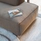 ZUIVER Fed Freddy Rib hjrnesofa, Hjre - caramel fljl polyester og plast