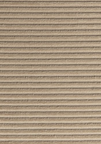 DUTCHBONE Preston sofa - beige fljl stof og brun gummitr