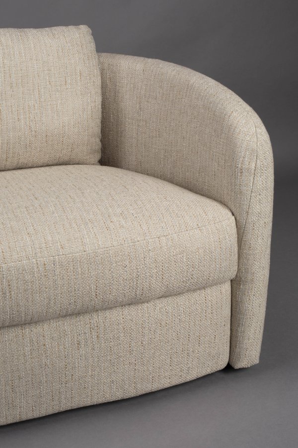 DUTCHBONE Boho sofa - sand polyester stof