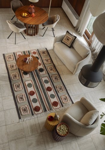 DUTCHBONE Boho sofa - sand polyester stof