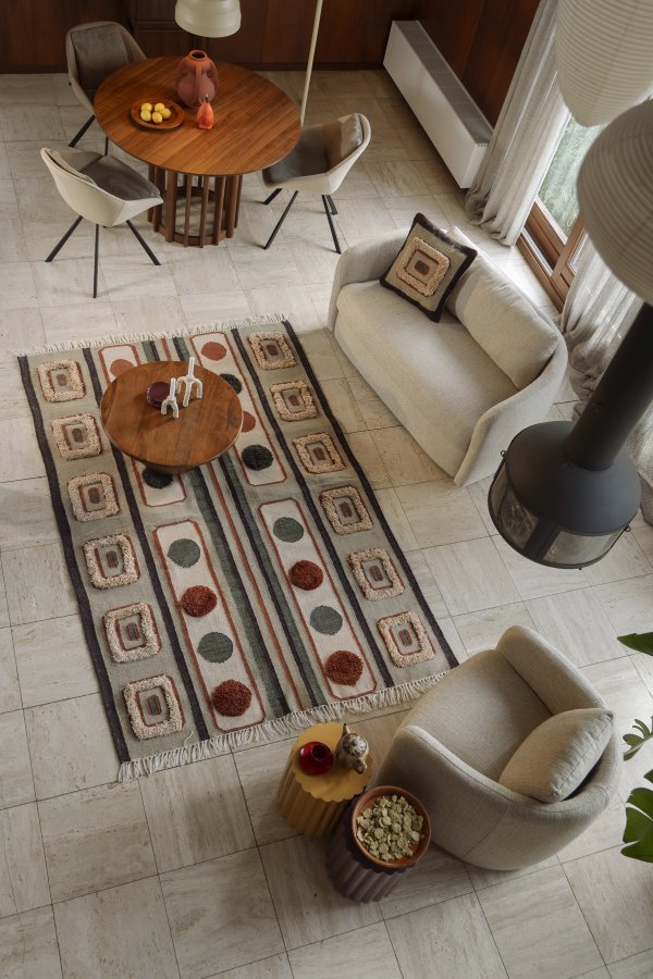 DUTCHBONE Boho sofa - sand polyester stof