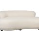 WHITE LABEL LIVING Noxx sofa - hvid polyester og MDF