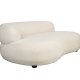 WHITE LABEL LIVING Noxx sofa - hvid polyester og MDF