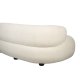 WHITE LABEL LIVING Noxx sofa - hvid polyester og MDF