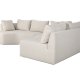 ZUIVER Prosper modulsofa, hjre - beige polyester
