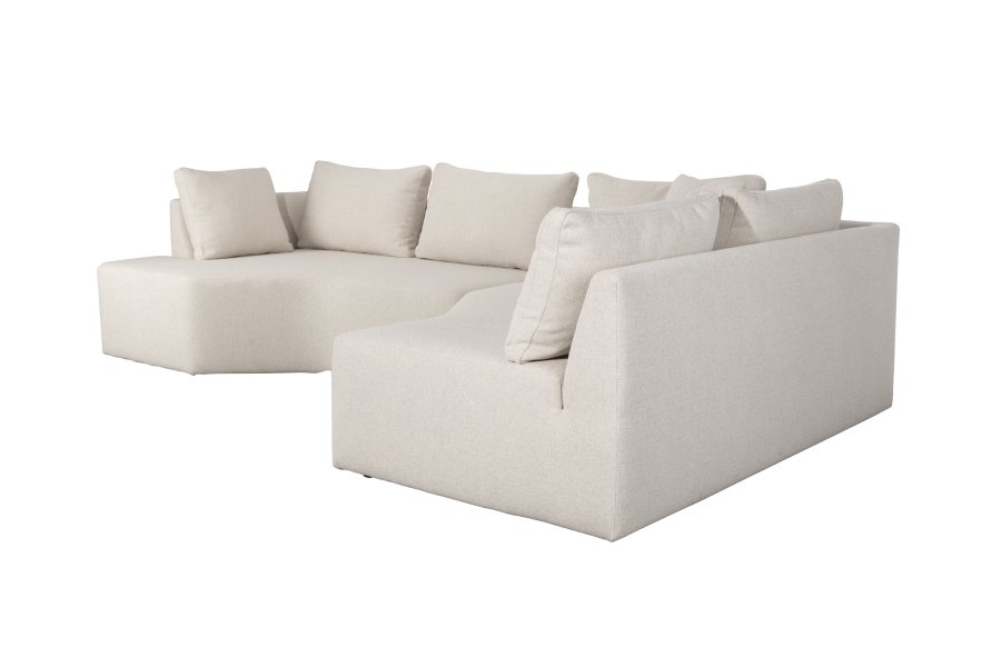 ZUIVER Prosper modulsofa, hjre - beige polyester