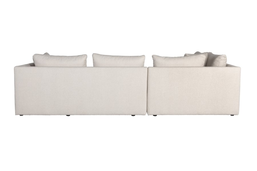 ZUIVER Prosper modulsofa, hjre - beige polyester