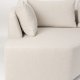 ZUIVER Prosper modulsofa, hjre - beige polyester