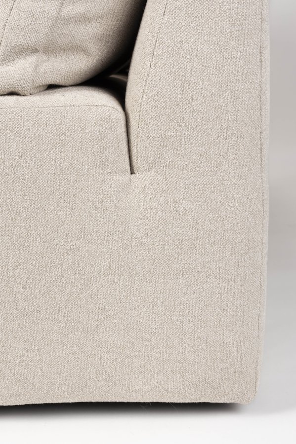 ZUIVER Prosper modulsofa, hjre - beige polyester