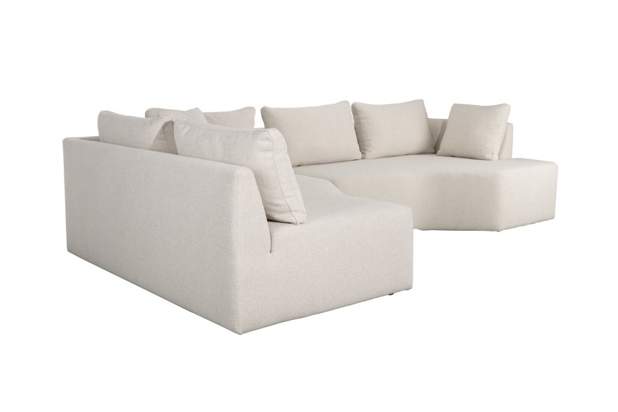 ZUIVER Prosper modulsofa, venstre - beige polyester
