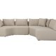 ZUIVER Prosper modulsofa, hjre - cappuccino polyester