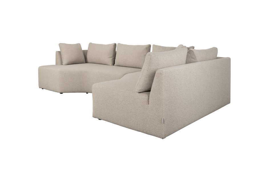 ZUIVER Prosper modulsofa, hjre - cappuccino polyester