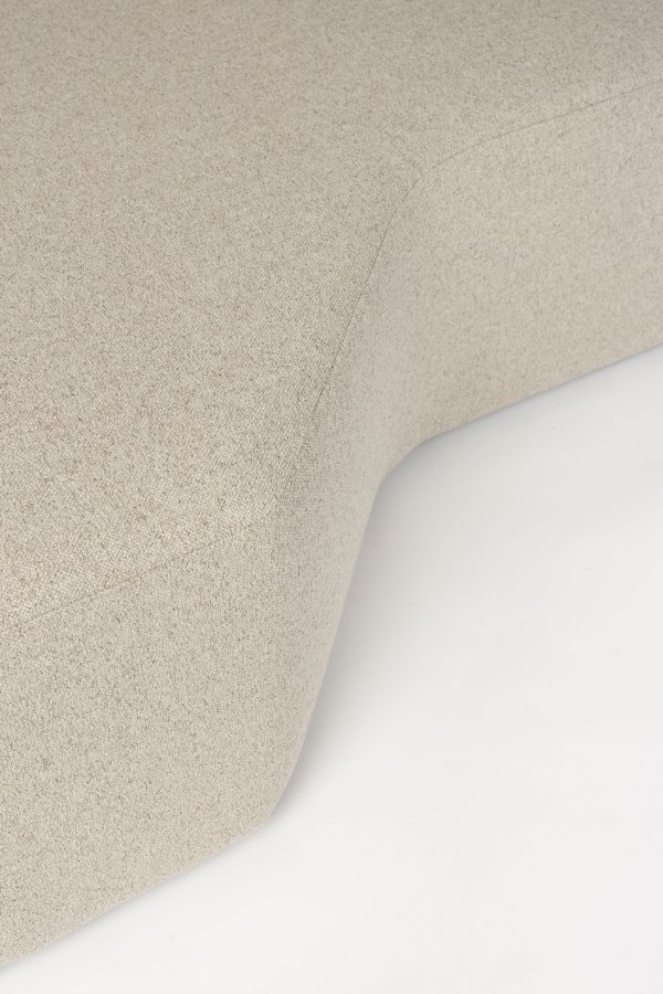 ZUIVER Prosper modulsofa, hjre - cappuccino polyester