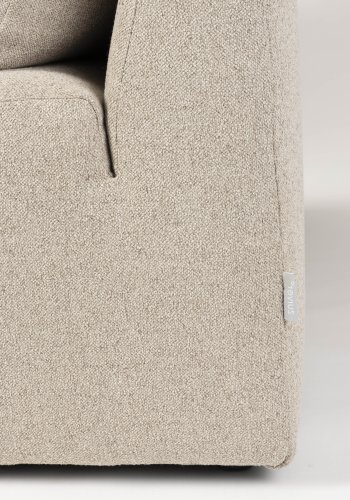 ZUIVER Prosper modulsofa, hjre - cappuccino polyester