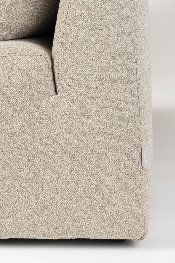 ZUIVER Prosper modulsofa, hjre - cappuccino polyester