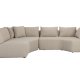 ZUIVER Prosper modulsofa, venstre - cappuccino polyester