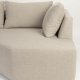 ZUIVER Prosper modulsofa, venstre - cappuccino polyester