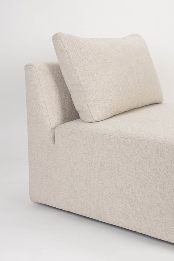 ZUIVER ZUIVER Prosper 1 pers. modul sofaelement - beige polyester